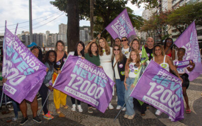 Fernanda Neves inicia campanha com agenda em Niterói